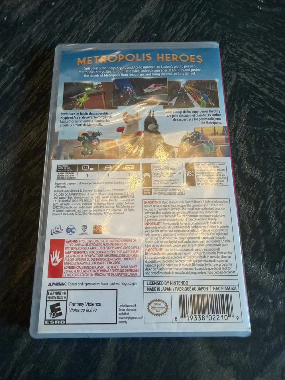 DC League of Super Pets: The Adventures of Krypto and Ace - Nintendo Switch